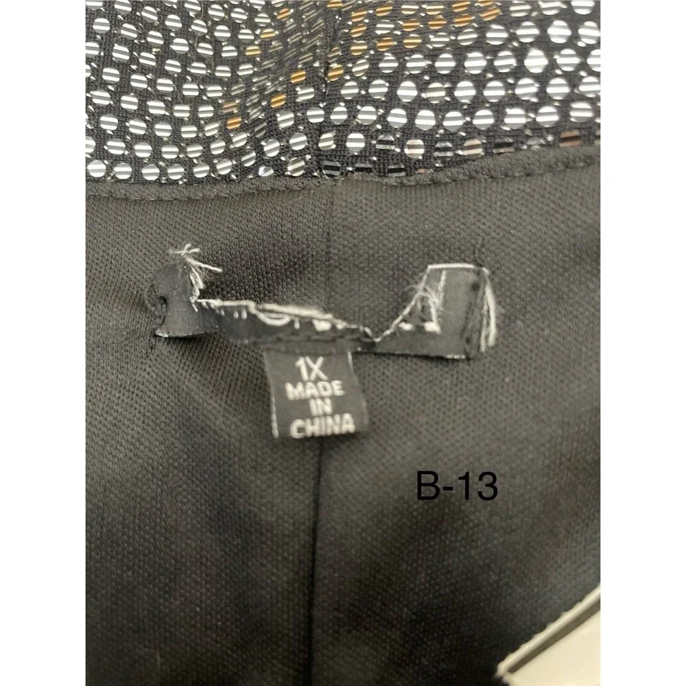 NEW SILVER SHINY JUMPSUIT PLAYSUIT Size 1X B13 - Picture 9 of 9